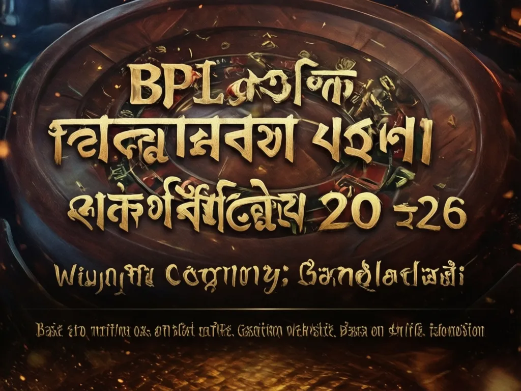 BPL লাইভ ক্রিকেট অডস ২০২৬ অ্যানালাইসিস